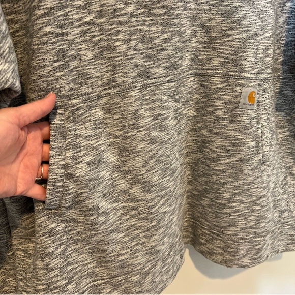 Carhartt Womens Plus Size Newberry Cowl‎ Neck Hoodie Heather Gray Sweatshirt XXL - Picture 7 of 16